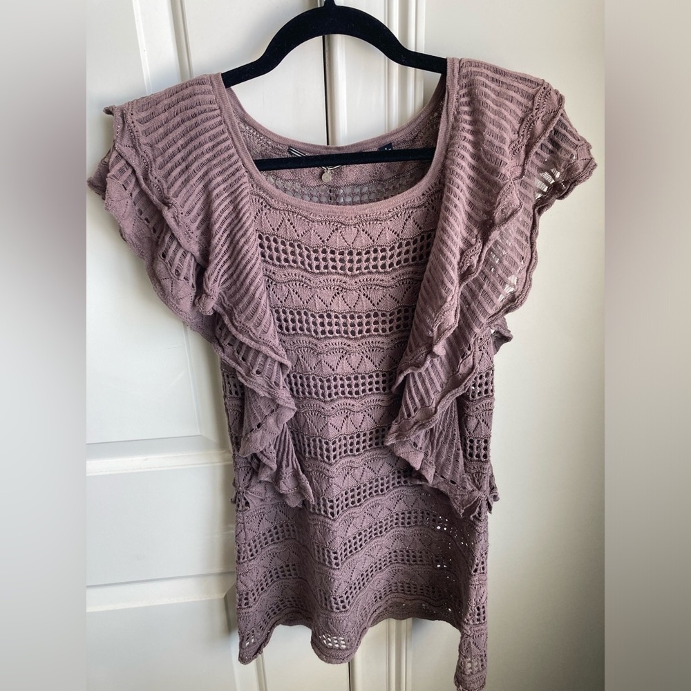 Knitted & Knotted Crochet Top
